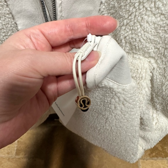 NWT Lululemon Collarless Fleece Full Zip Size 8 - Picture 5 of 6